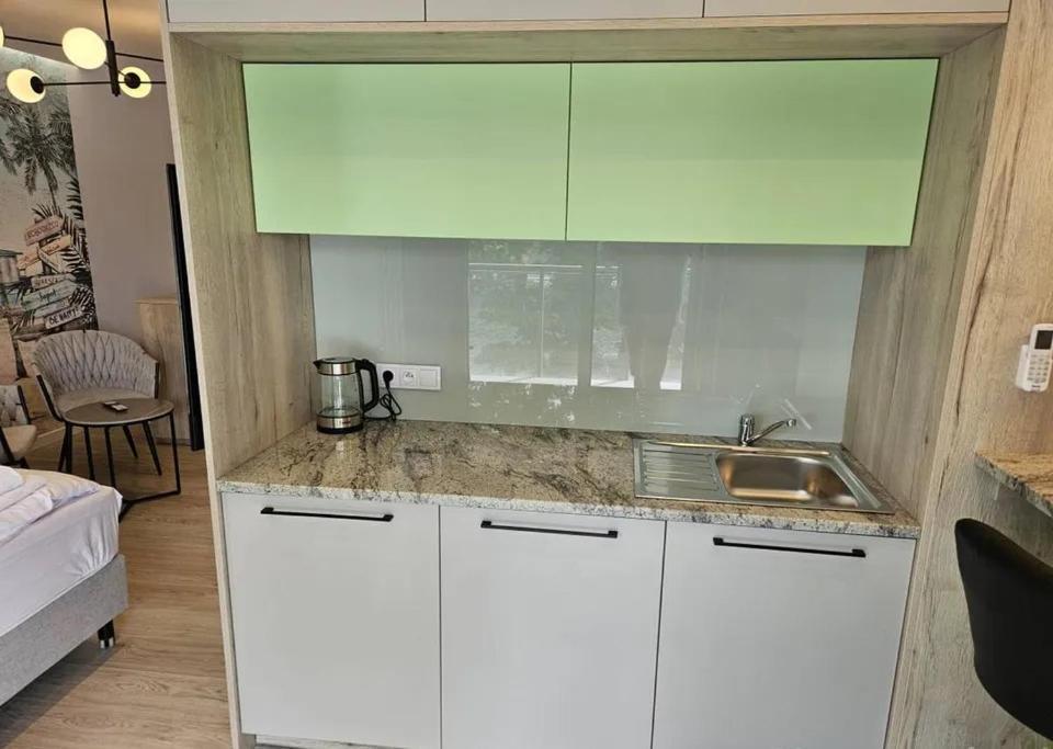 Apartament Z Widokiem Na Morze I Port Mrzezyno Bagian luar foto